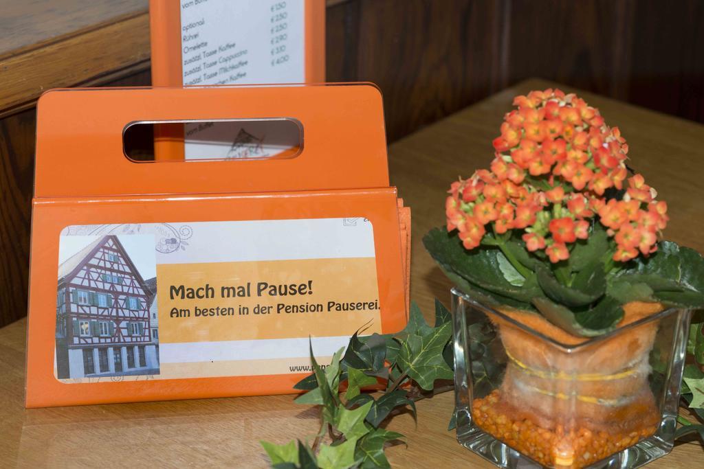 Pension Pauserei Oedheim Esterno foto